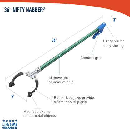 Unger Professional Trash Picker Upper – Productivity Boost for Yard Work, Garage Organization, and Weekend Cleanup Projects