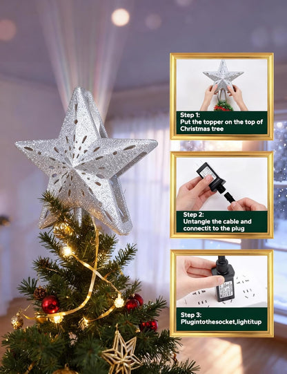universal 9.8in x 9.4in x 1.8in size compatible with most christmas trees