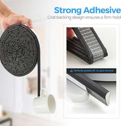 universal compatibility with wood, glass, plastic, and metal surfaces