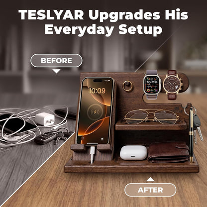 universal phone dock with raised lip, compatible with most smartphones even with a case