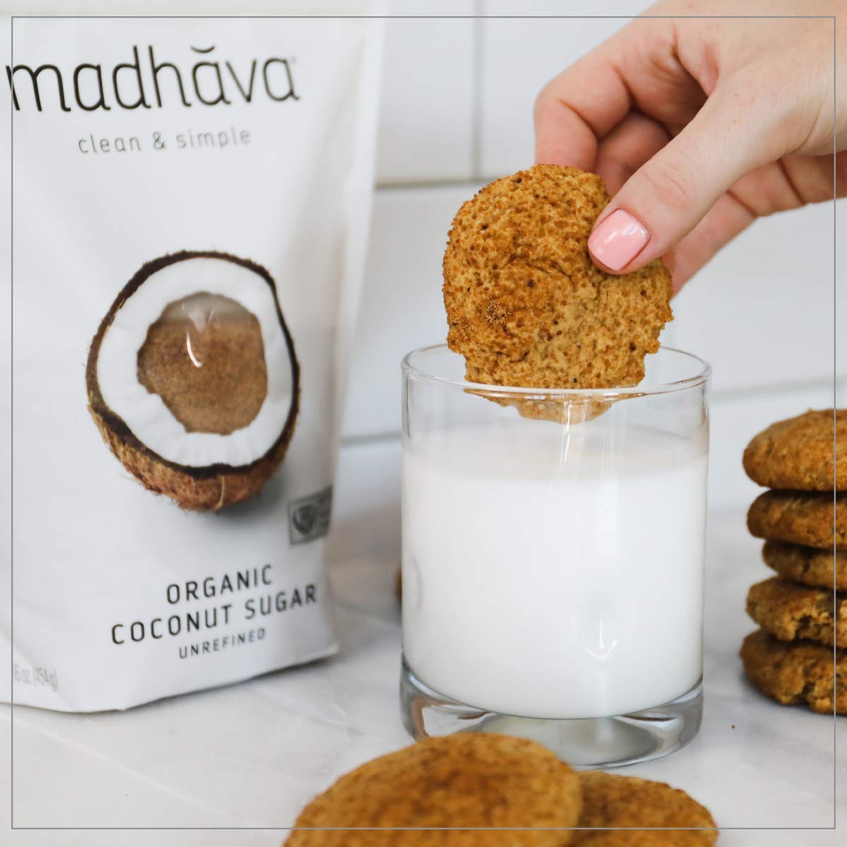 unrefined coconut palm sugar made from 100% organic coconut sap