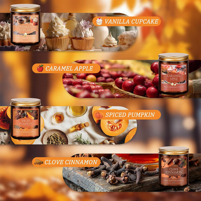 up to 50 hours of scent experience from each 7 oz candle