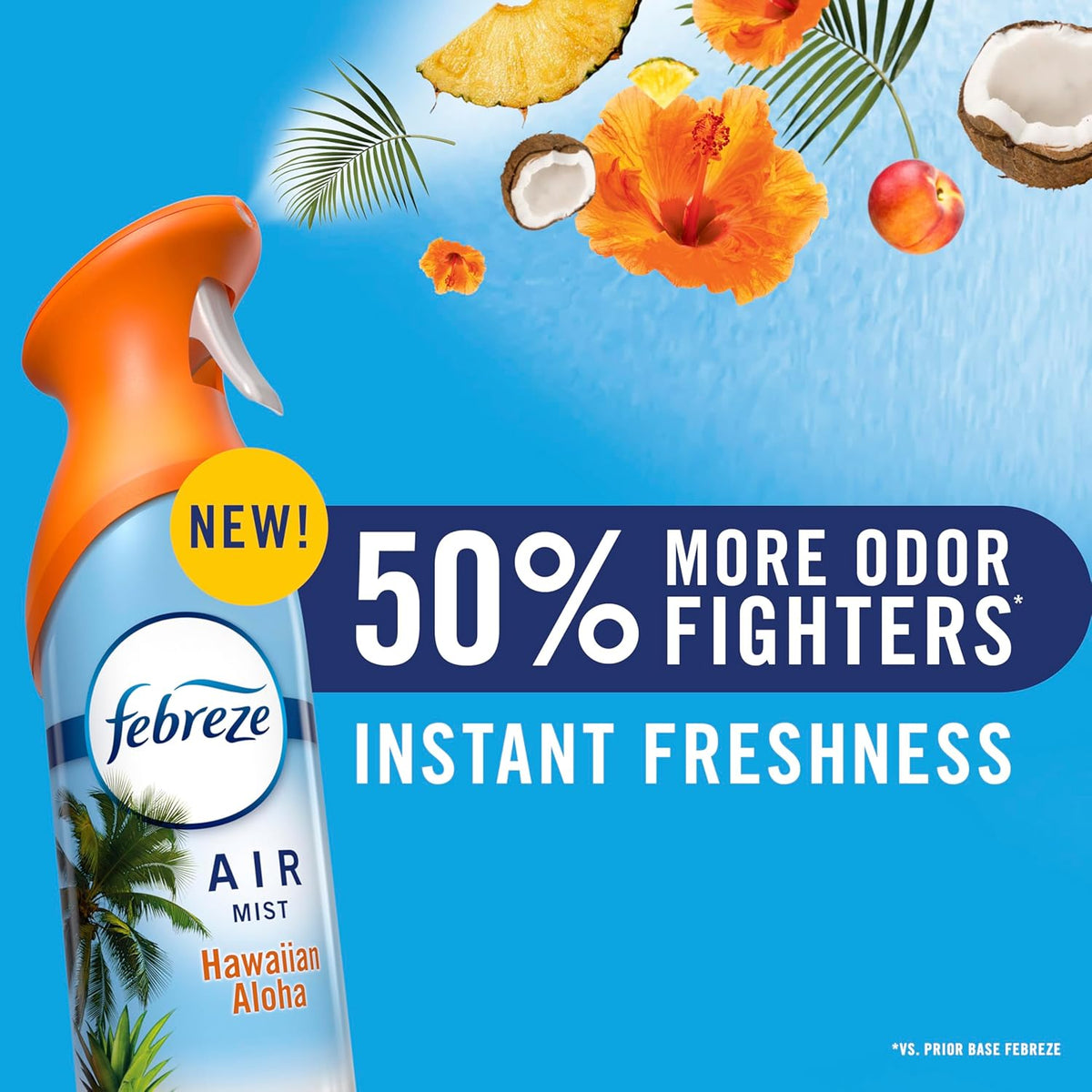 up to 6 hours of long-lasting scent freshness per spray