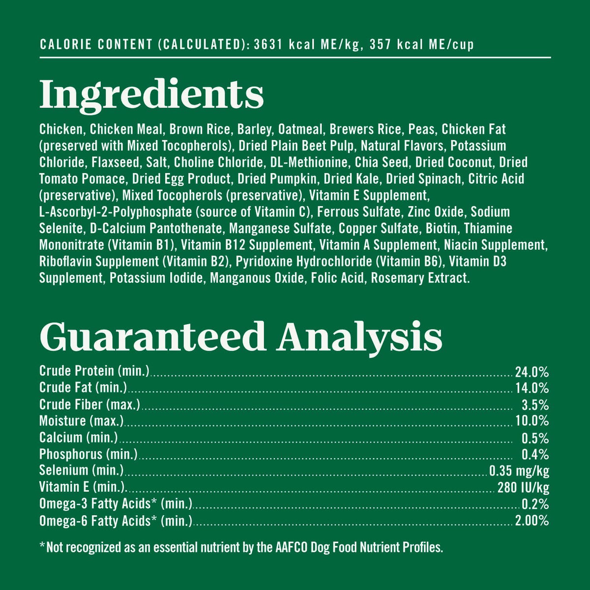 usa-crafted dry kibble formulated specifically for adult dogs of all breed sizes