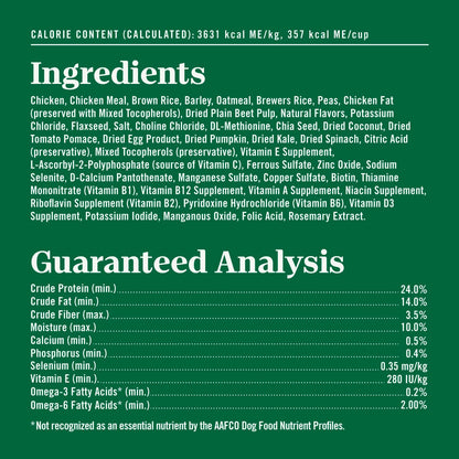 usa-crafted dry kibble formulated specifically for adult dogs of all breed sizes