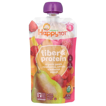 usda certified organic fruit and vegetable blend (pear, raspberry, squash)