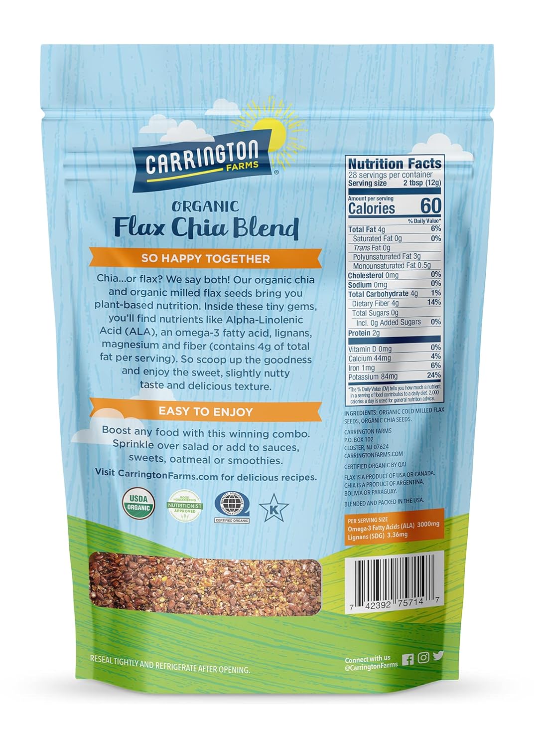 usda organic and gluten free certified
