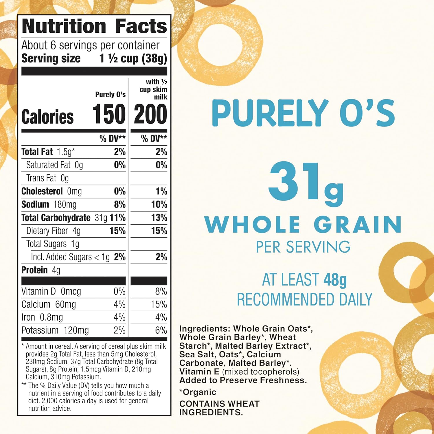 usda organic certified ingredients