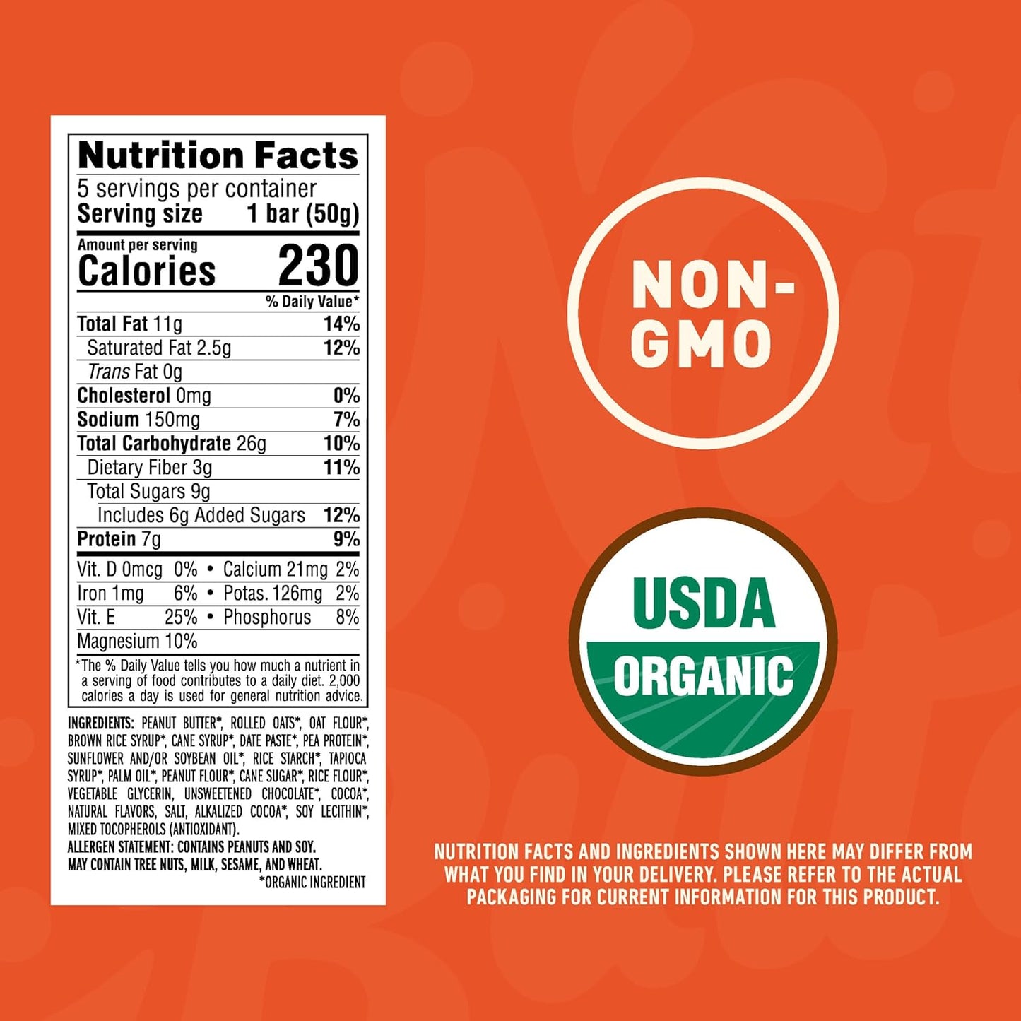 usda organic certified ingredients