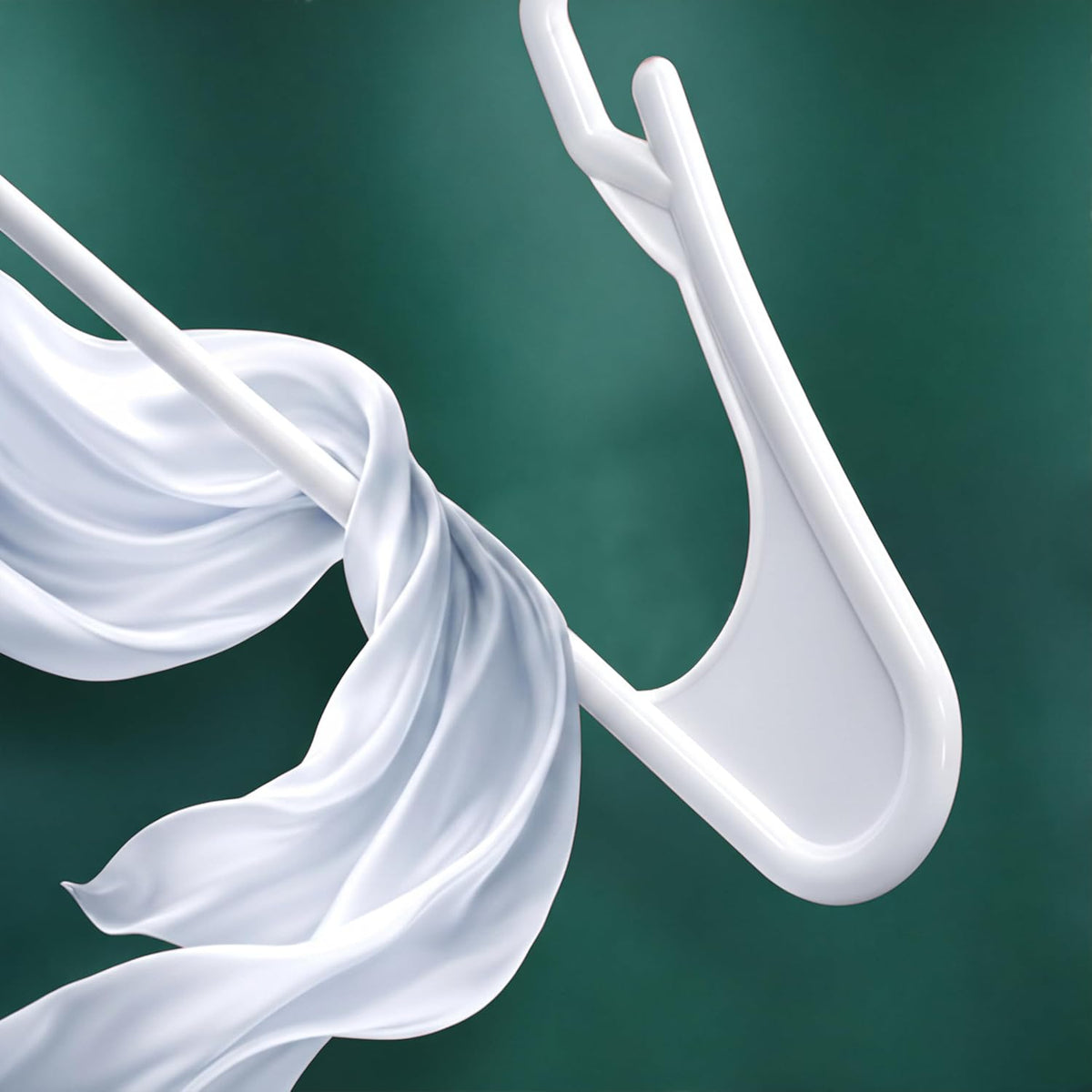 Utopia Home Plastic Hangers 50 Pack – Coordinated Closet Styling for Master Bedrooms, Sleek Plastic Finish