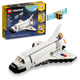 LEGO Creator 3 in 1 Spaceship and Astronaut Build – Engaging Construction Activity Supporting Fine Motor and STEM Skills, Ages 6+