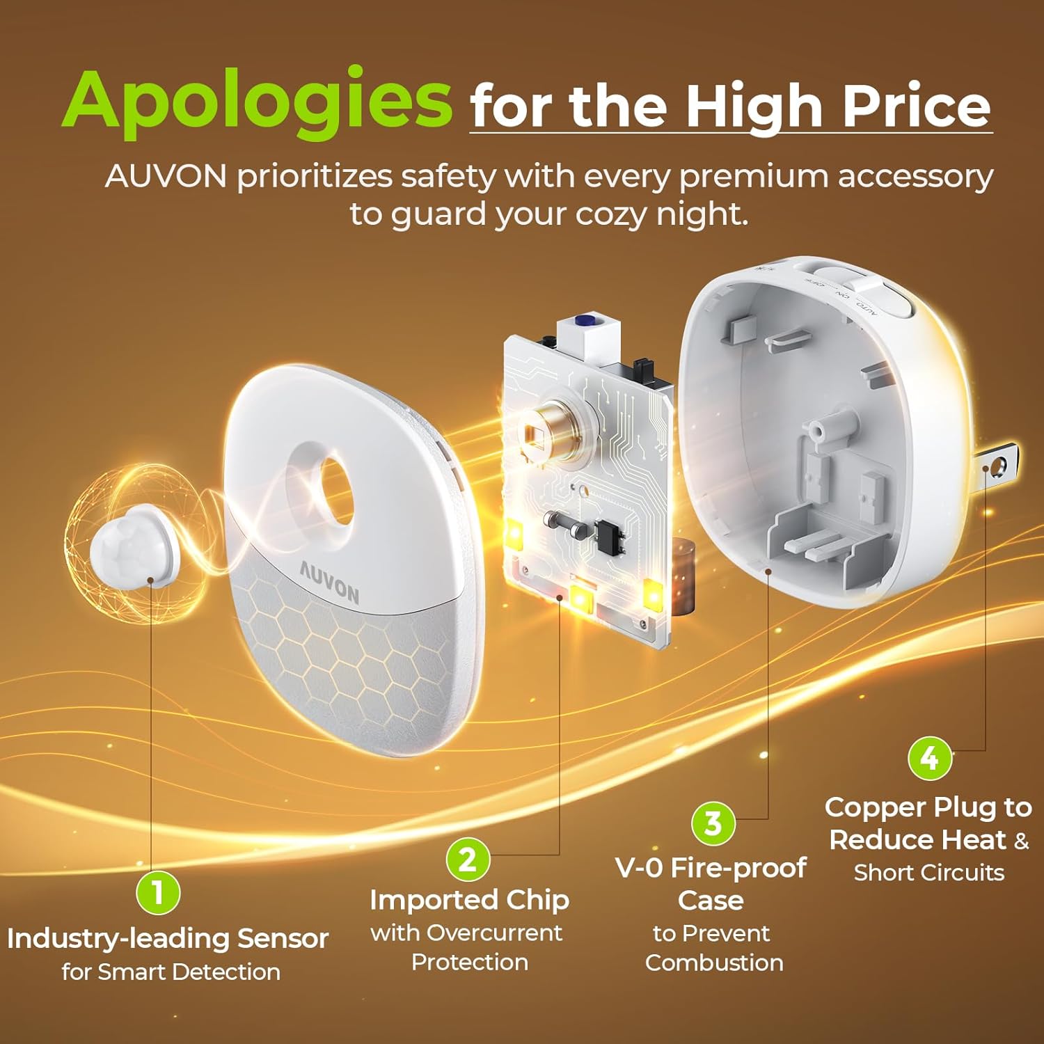 v-0 fire-resistant housing with over-current protection