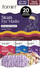 Fomin Steam Eye Mask – Chamomile Infused Warm Eye Mask, Calming Scent for Yoga Spaces