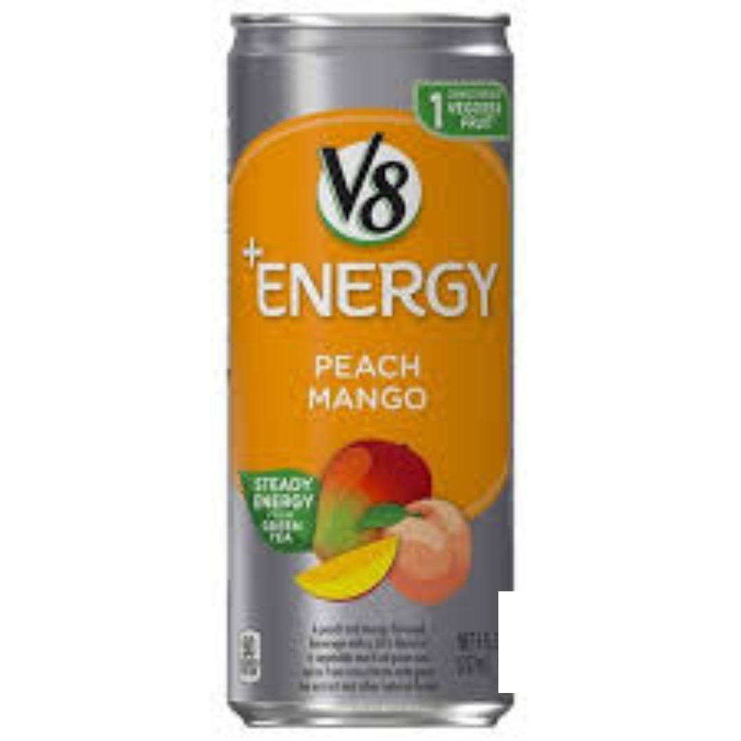 V8 +Energy Orange Pineapple – Portable Sparkling Energy Drink for Commute and Deep Work Sessions