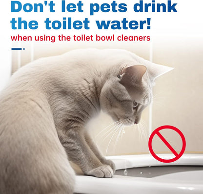 Vacplus Bleach Toilet Cleaner Tablets for Cozy Main Home Bathroom, 15-Day Freshness Between Deep Cleans for a Polished Look