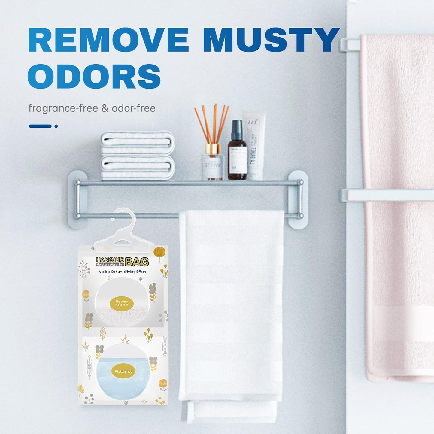 Vacplus Passive Dehumidifier Packs – Breathable Air Solution for Self-Care Routines and Linen Closets
