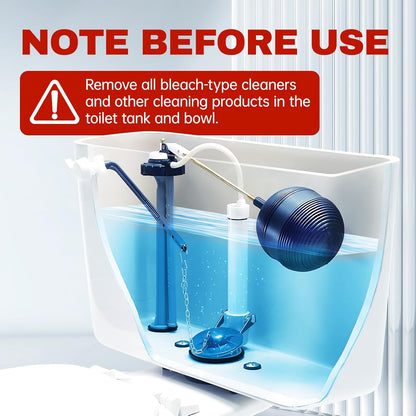Vacplus Toilet Tank Cleaner - 6 Pack Automatic Cleaning Tablets That Keep Your Family Bathroom Photo-Ready