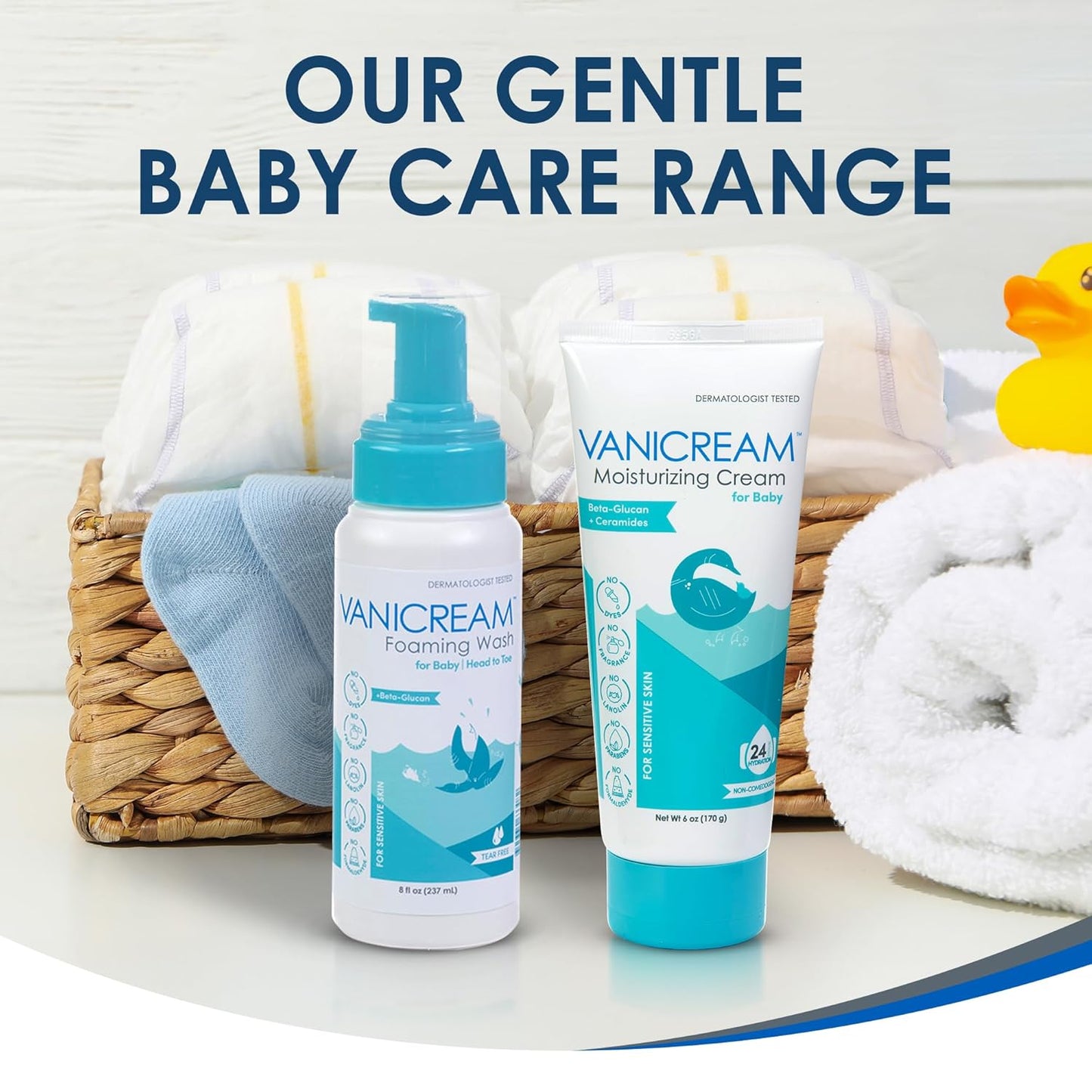 Vanicream Moisturizing Cream for Baby – Newborn Must-Have Gift for Parents Seeking Clean, Minimal-Ingredient Skincare