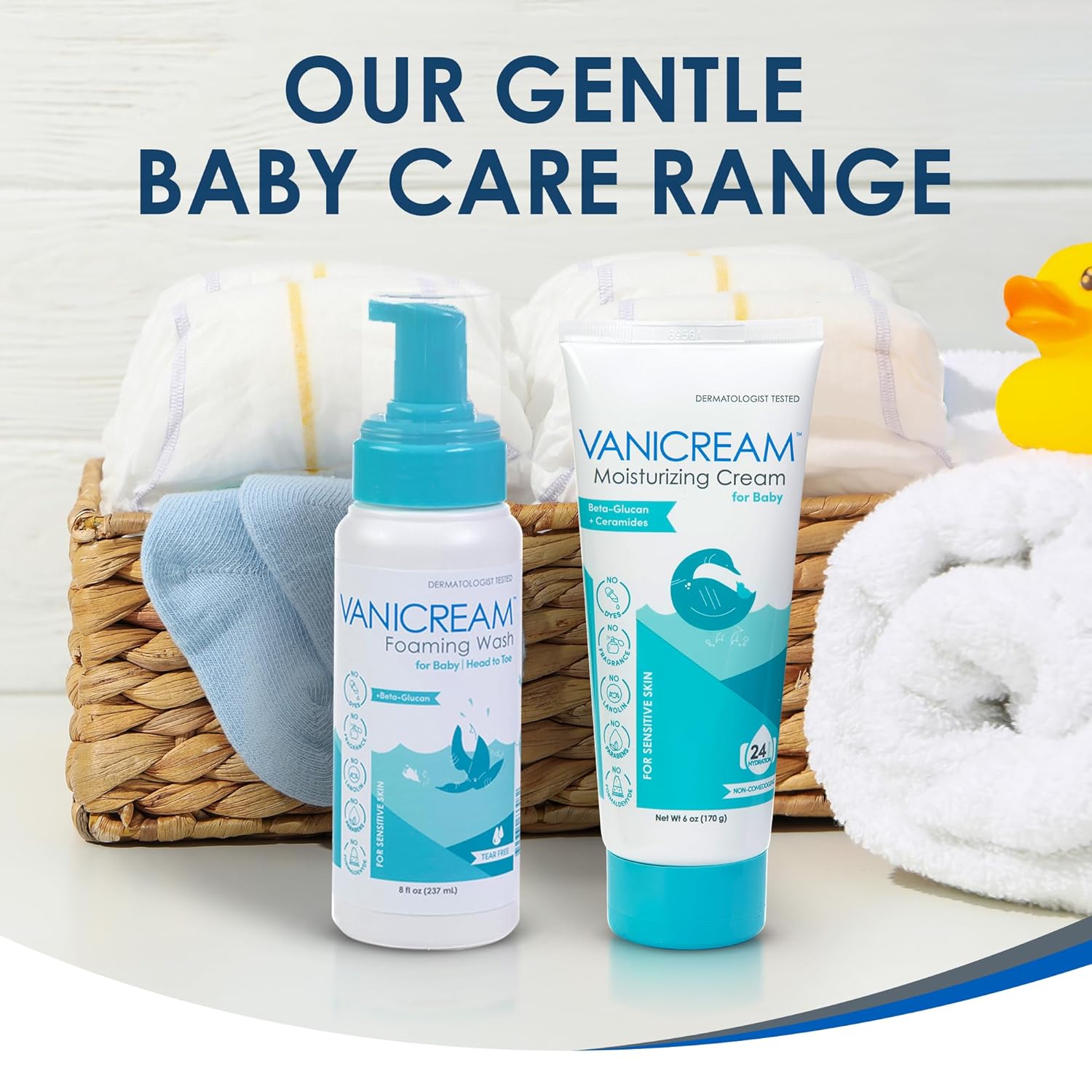 Vanicream Moisturizing Cream for Baby – Newborn Must-Have Gift for Parents Seeking Clean, Minimal-Ingredient Skincare