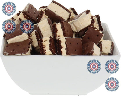 vanilla ice cream sandwich flavor profile (with neopolitan variant available)
