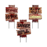Votris Halloween Lawn Stakes 3 Pack – Decorative Halloween Accent Pieces for Porch Atmosphere and Garden Vignette