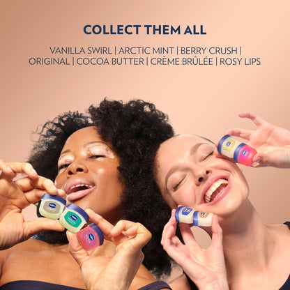 Vaseline Cocoa Butter Lip Balm Mini 2 ct – Affordable Birthday Gift for Her, Pocket-Size Dry Lip Remedy