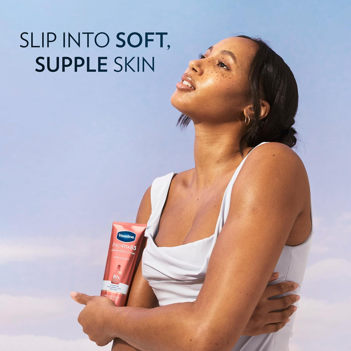 Vaseline Pro VitaB3 Serum Burst Lotion Supple & Soft – One-Bottle Simplifying Lotion for Clean Design Bathrooms and Intentional Skincare