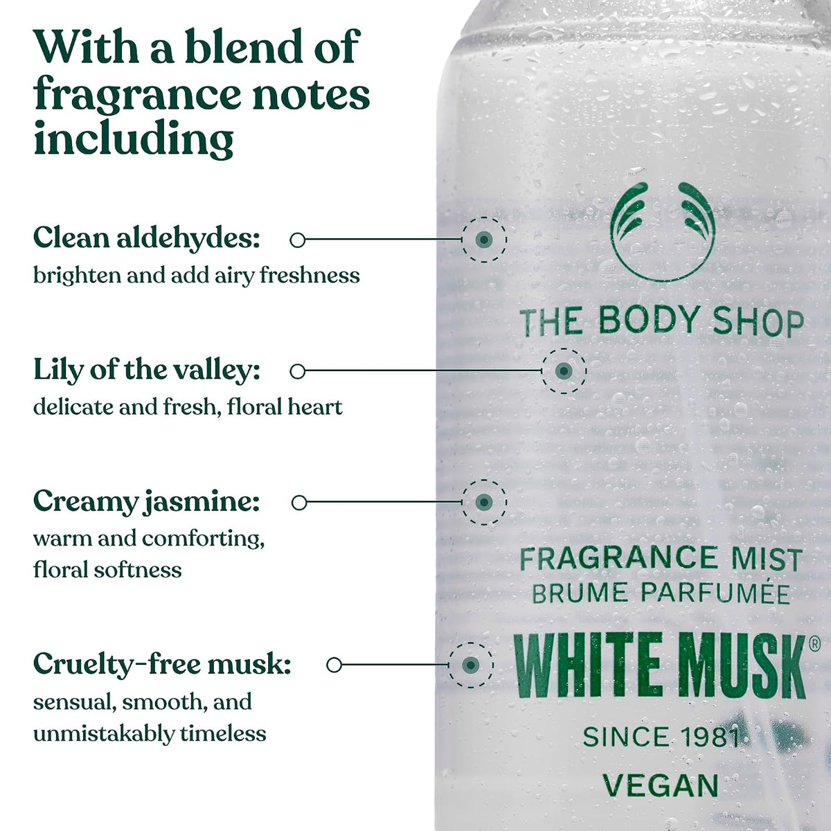 vegan, 100% vegetarian formula, certified not tested on animals
