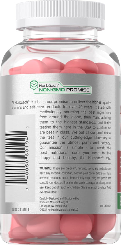 vegan formula with apple flavor in chewable gummy form