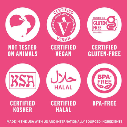 vegan, kosher, and halal certified