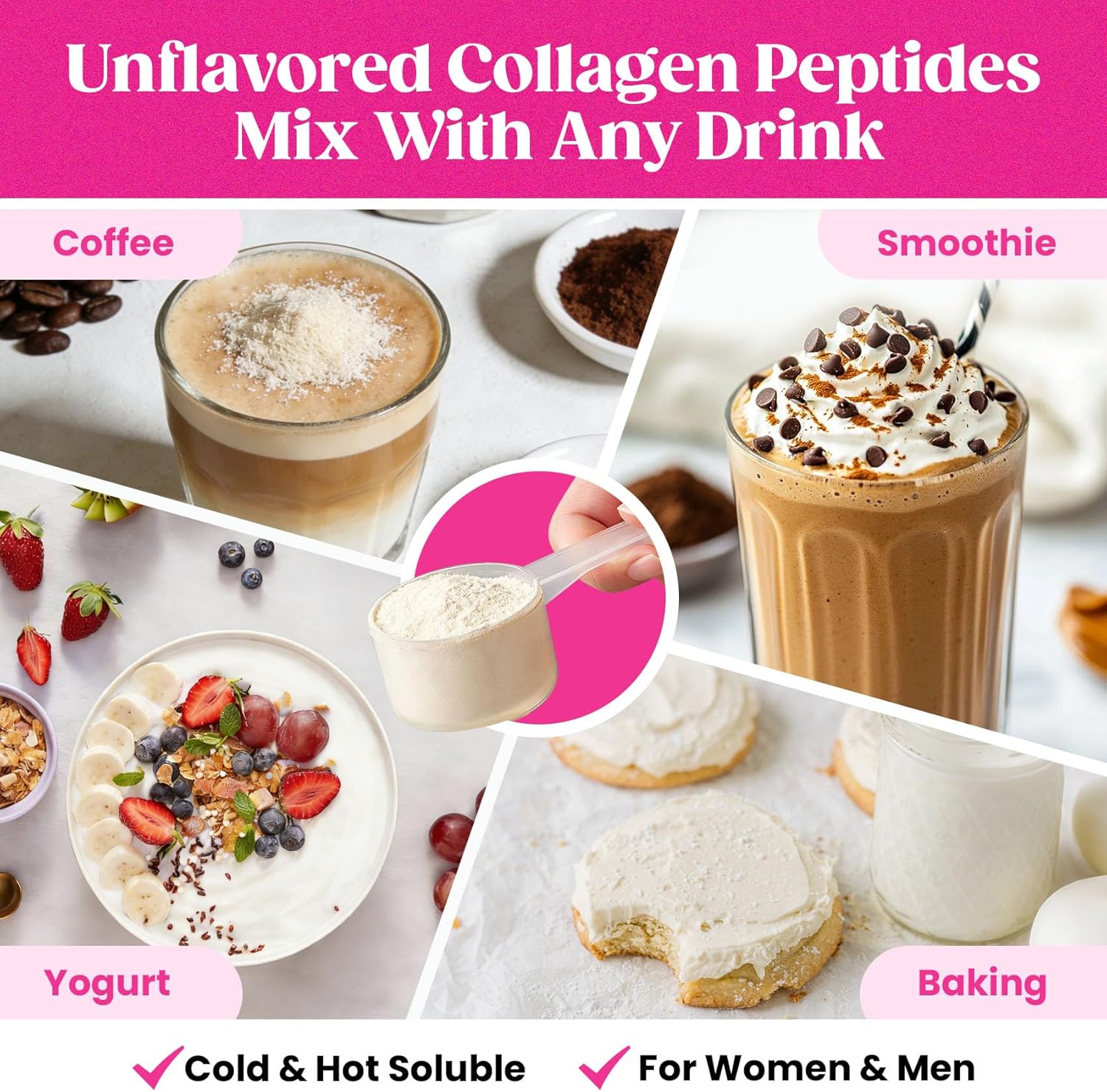 Venture Pal Multi Collagen Powder – Mindful Wellness Routine for Active Adults, Joint and Skin Recovery Support