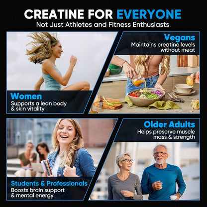 Venture Pal Pure Creatine Powder – Daily Cognitive Support for Students and Professionals