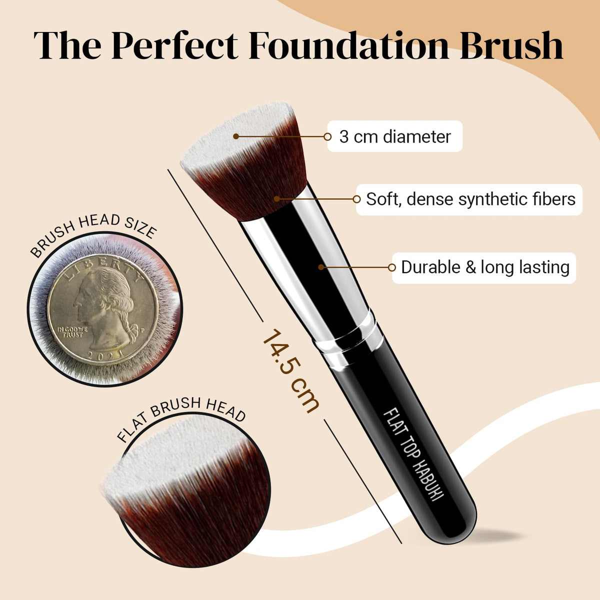 versatile compatibility with liquid, cream, and powder formulations