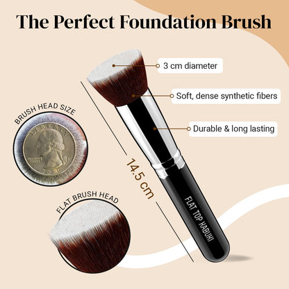 versatile compatibility with liquid, cream, and powder formulations