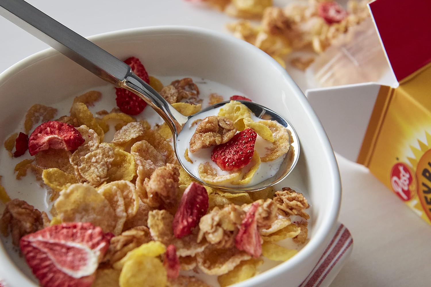 versatile dry cereal that doubles as a snack or recipe ingredient for bars, smoothies, and yogurt