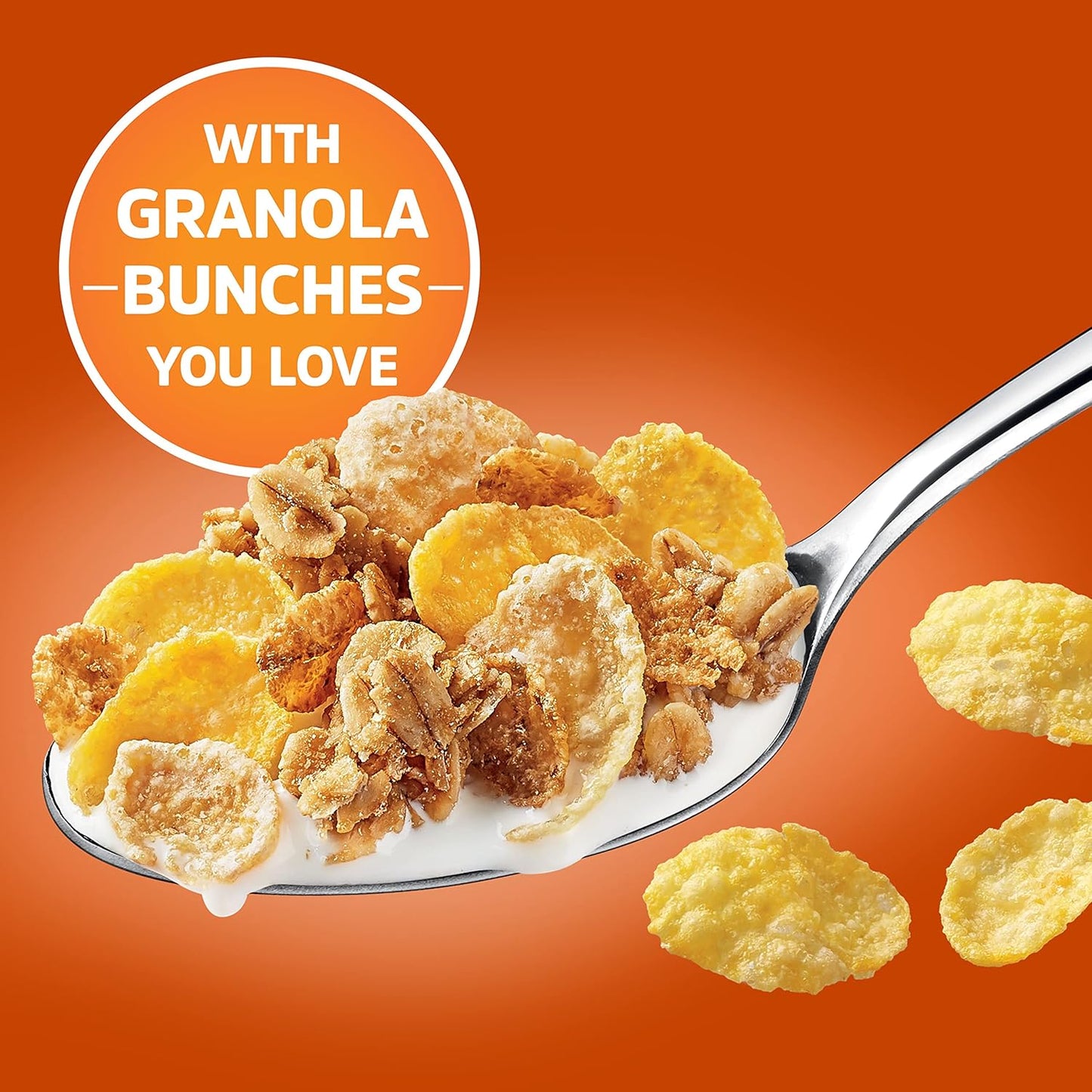 versatile format suitable for cold cereal, yogurt topping, smoothie mix-in, and baking recipes
