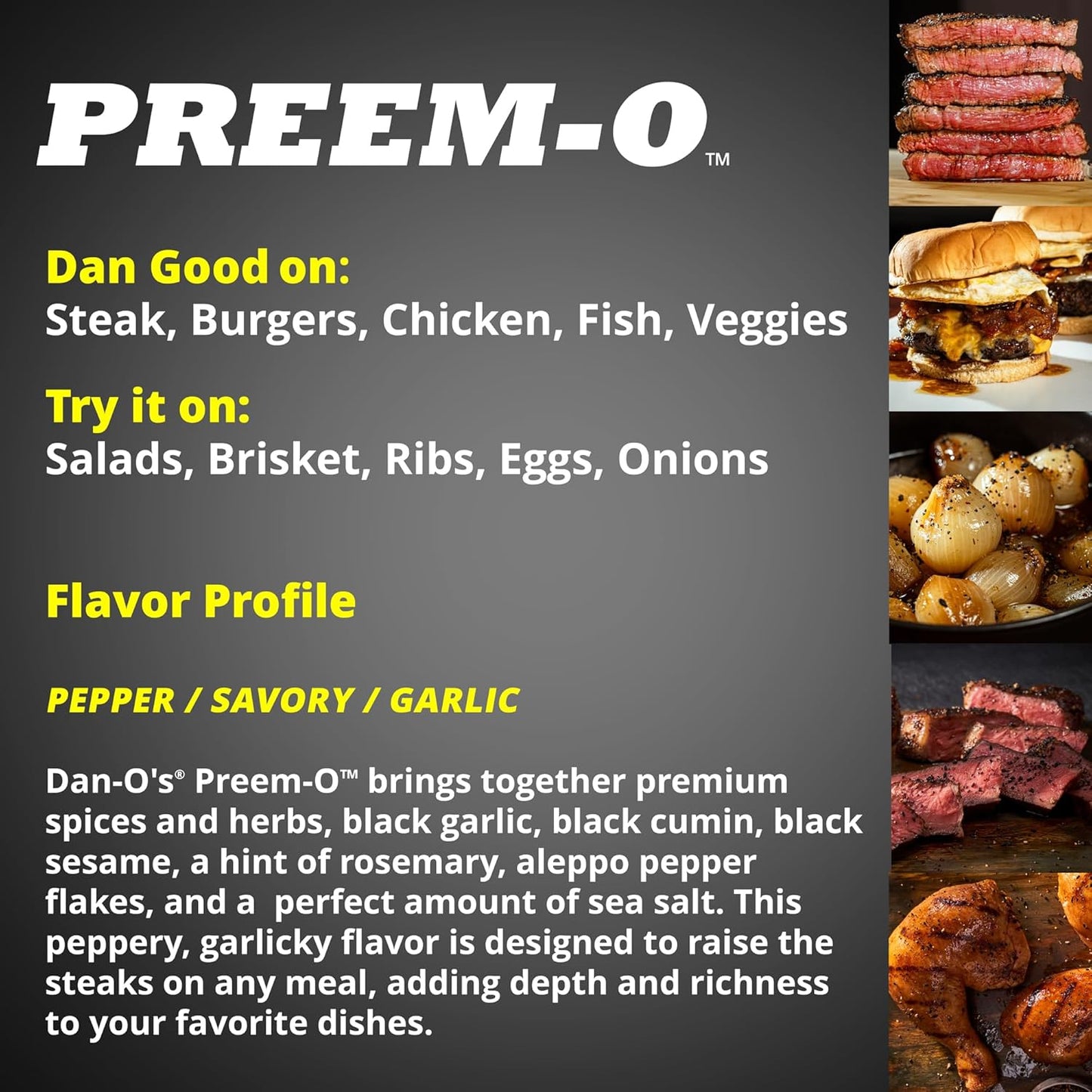 versatile format usable as a dry rub, marinade base, or sauce seasoning