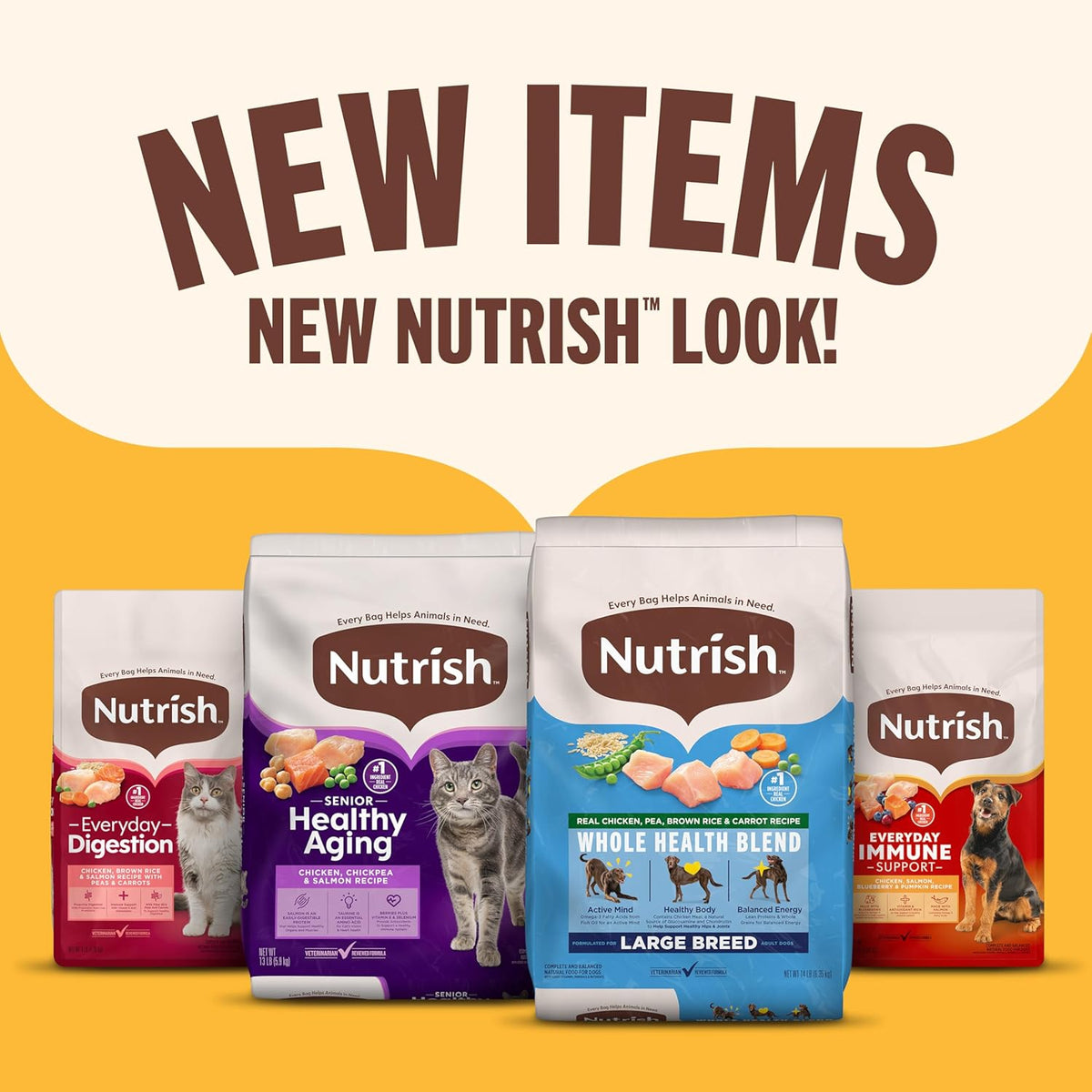 Nutrish Dry Cat Food Chicken First Recipe for Household Feeding Safety, Complete Dry Cat Food with Added Vitamins and Minerals