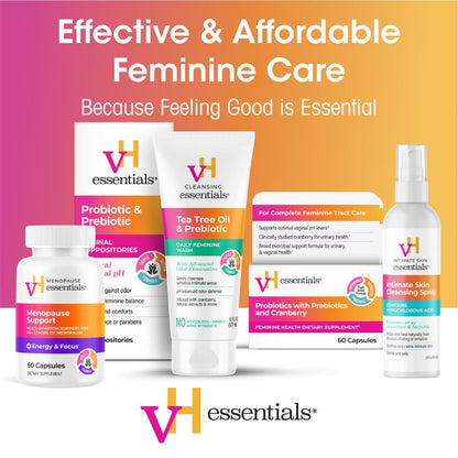 vH essentials Daily Intimate Wash – Valentine's Day Gift of Comfort for Sensitive Skin, Pack of 12