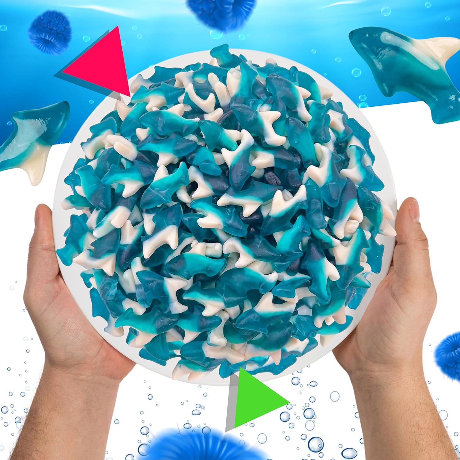 vibrant blue color suited to ocean and under-the-sea themes