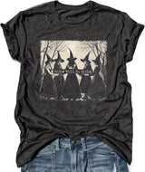 Basic Witch Halloween T-Shirt – Affordable Housewarming Gift Idea for Halloween-Loving Friends, Vintage Style Tee