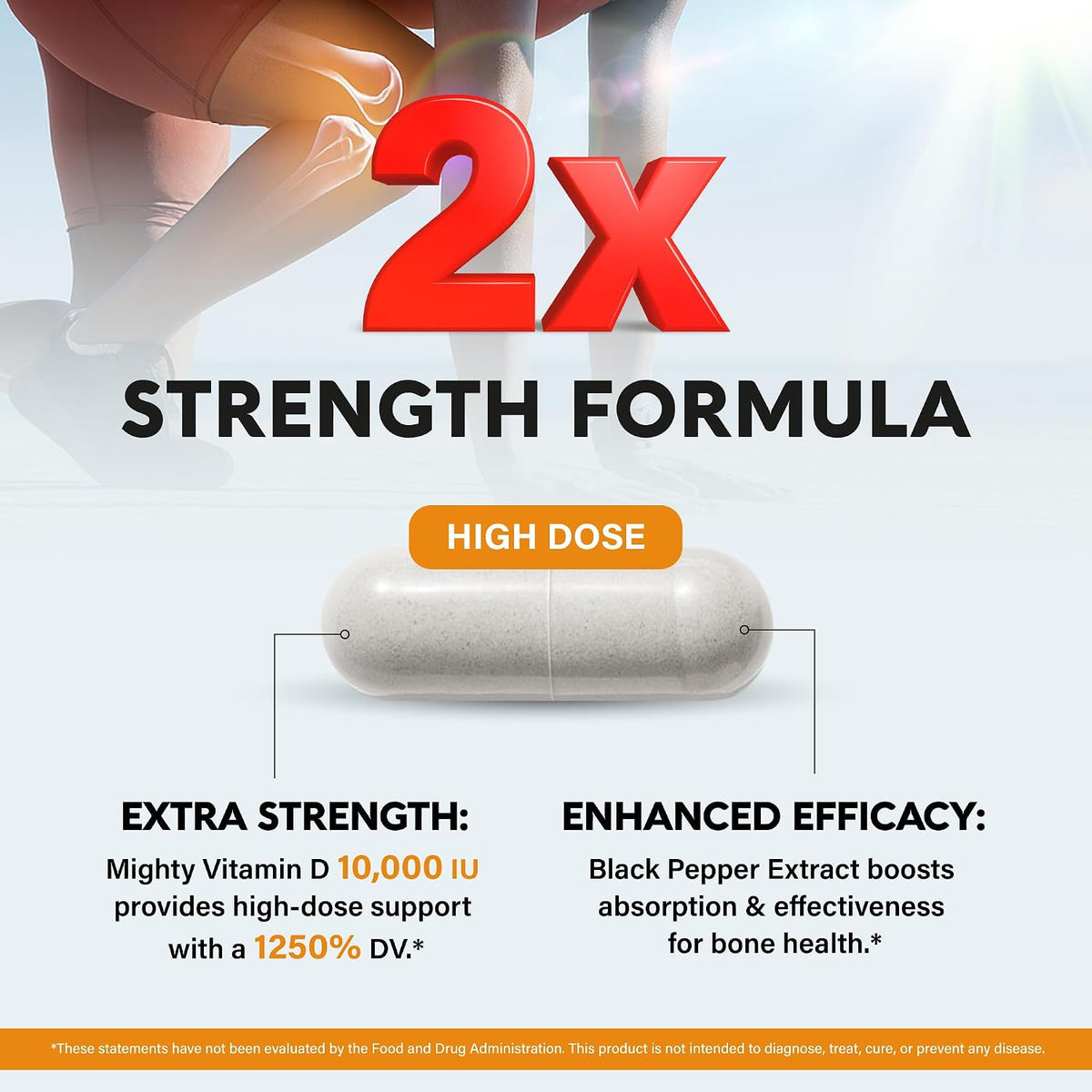 Vitamin D3 K2 MK-7 Complex – Mindful Morning Wellness Ritual, 10,000 IU Bone and Immune Support