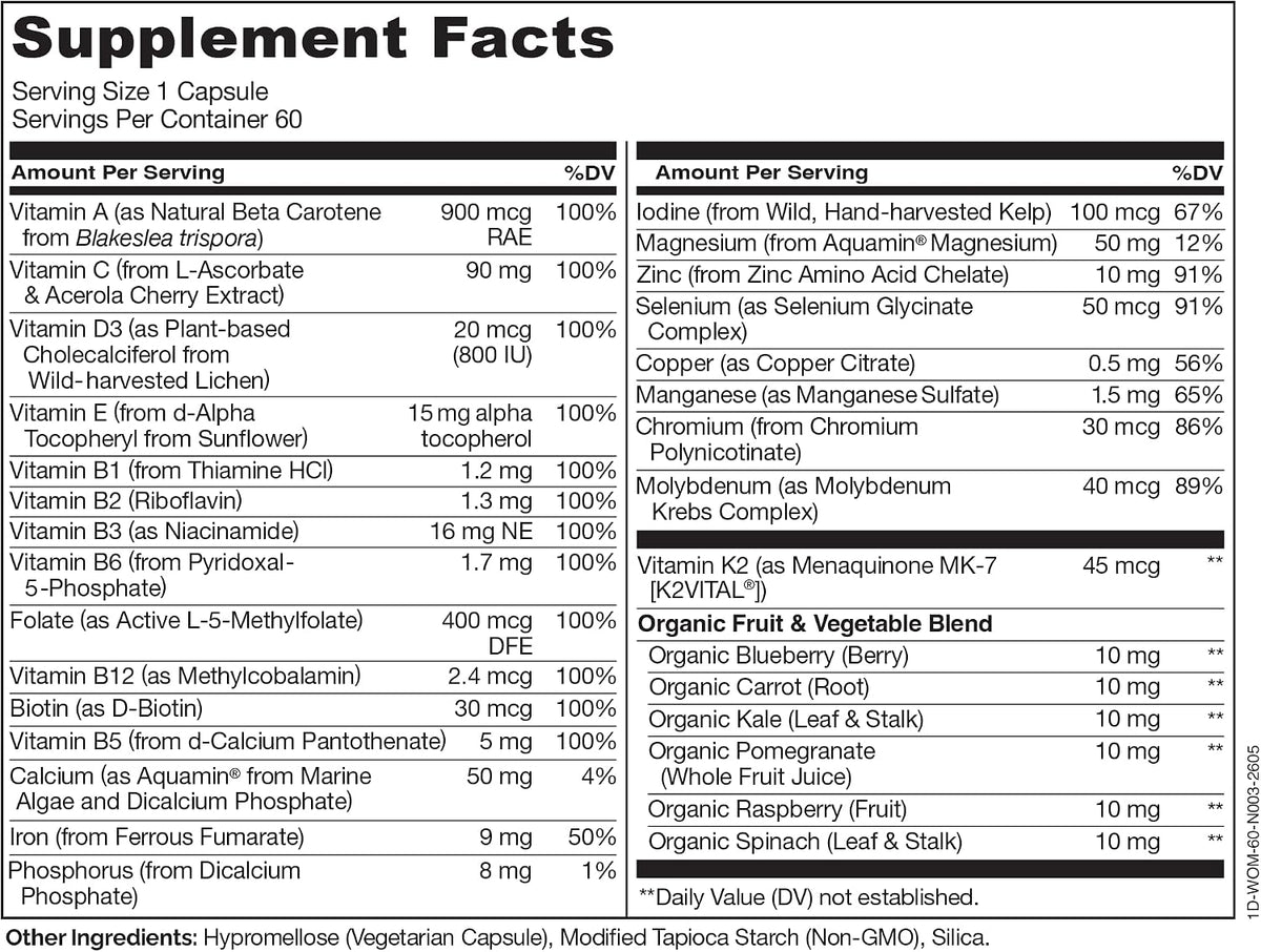 vitamin k2 is provided as mk-7, while zinc and selenium are supplied in chelated forms