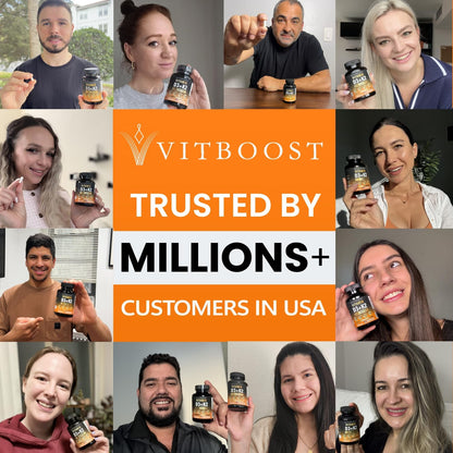 VITBOOST Vitamin D3 K2 MK-7 - 5000 IU Wind-Down Self-Care Supplement, 120-Day Immune Routine