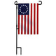 Betsy Ross Garden Flag with Stand