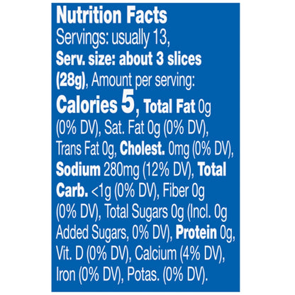 Vlasic Ovals Hamburger Dill Pickle Chips – Camping and Cookout Ready Dill Chips, Resealable 24 fl oz Jar