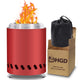 Red Ceramic - 9.6H x 7.1D Tabletop