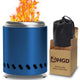 Blue Ceramic - 8.8H x 8.6D Tabletop