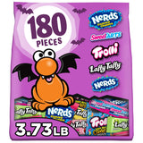 Nerds Core Winners Halloween Candy Variety Bag – Pre-Wrapped Candy for Playroom and Kids' Halloween Events, 180 Pieces
