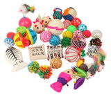 Fashion's Talk Cat Toys Variety Pack in Multicolor – Ready-to-Give Valentine's Day and Mother's Day Gift for Cat Lovers